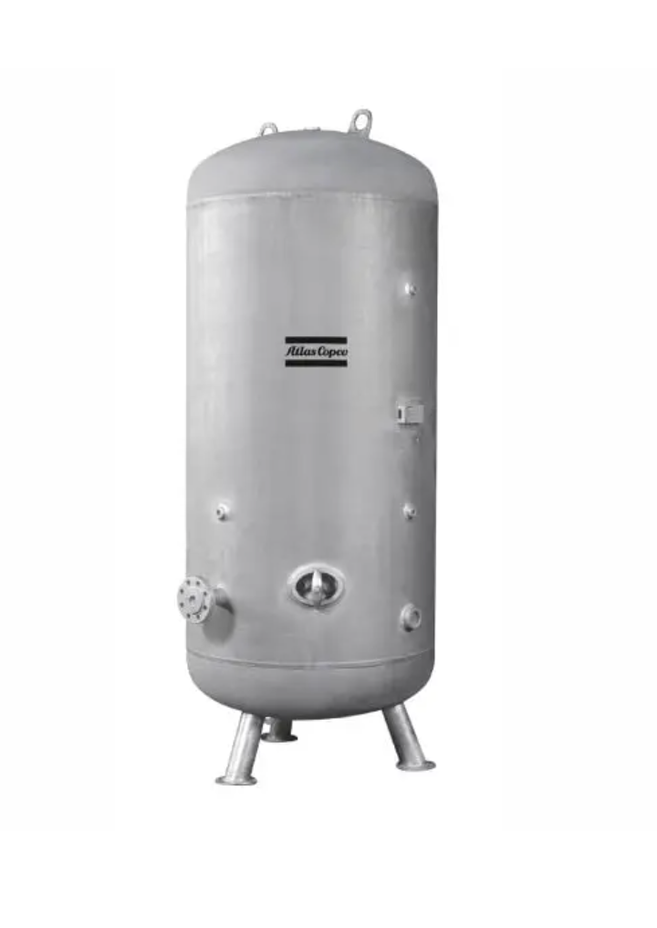 Paineilmasäiliö Atlas Copco 250L galvanoitu pystymalli 11 bar