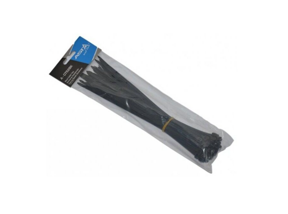 Nippuside 300mm musta 50 kpl