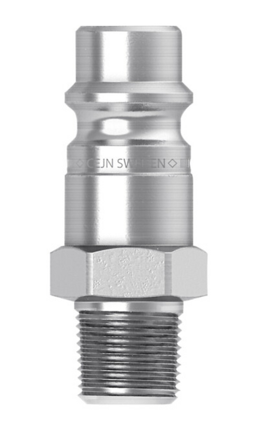 Cejn 320 eSafe turvapikaliitin pistoke/uros 1/8" ulkokierteellä