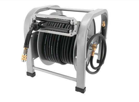 Airpress paineilma avoletkukela kannettava 30m R1/4" ulkokierre Letkukoko 10x16mm