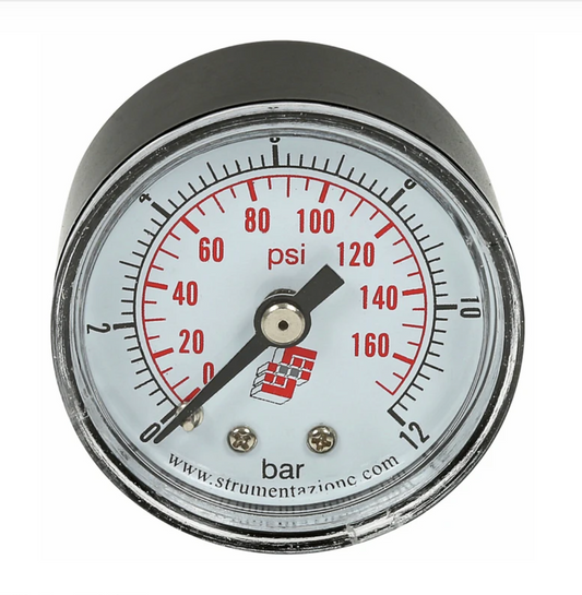 Metal Work Painemittari 40mm 0-12bar 1/8" takakiinnitys