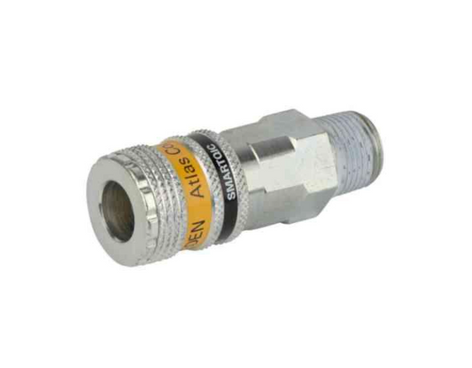 Atlas Copco Smart QIC 08E turvapikaliitin runko/naaras 1/2" ulkokierre